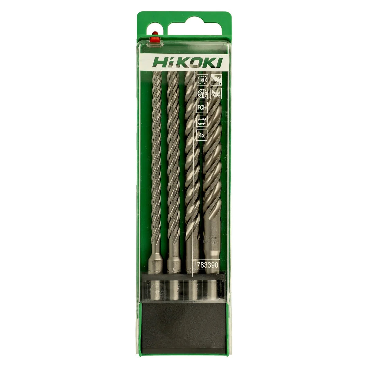 HiKOKI Juego de Brocas SDS-Plus FCH 4 Cortadores 4 piezas (6/8/10/12 x 165 mm)