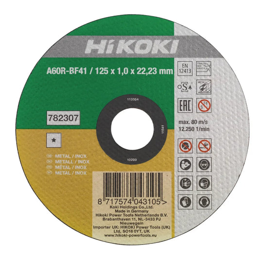Disco de corte HiKOKI 115x1mm HSP para inox 782306