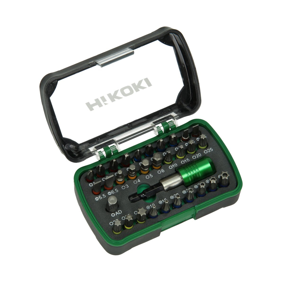 HiKOKI Caja de Puntas 1/4" 32 piezas 25 mm
