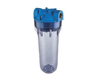 Portafiltro para Cartucho de Agua 9" | Conexión 1" H-H | 106 L/min | 8 bar