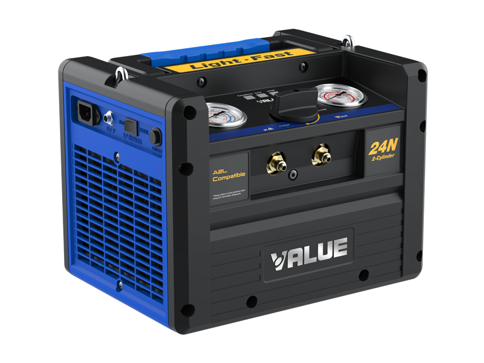 Recuperadora de Refrigerante VALUE VRR24N | 2 Cilindros | Motor DC | A2L